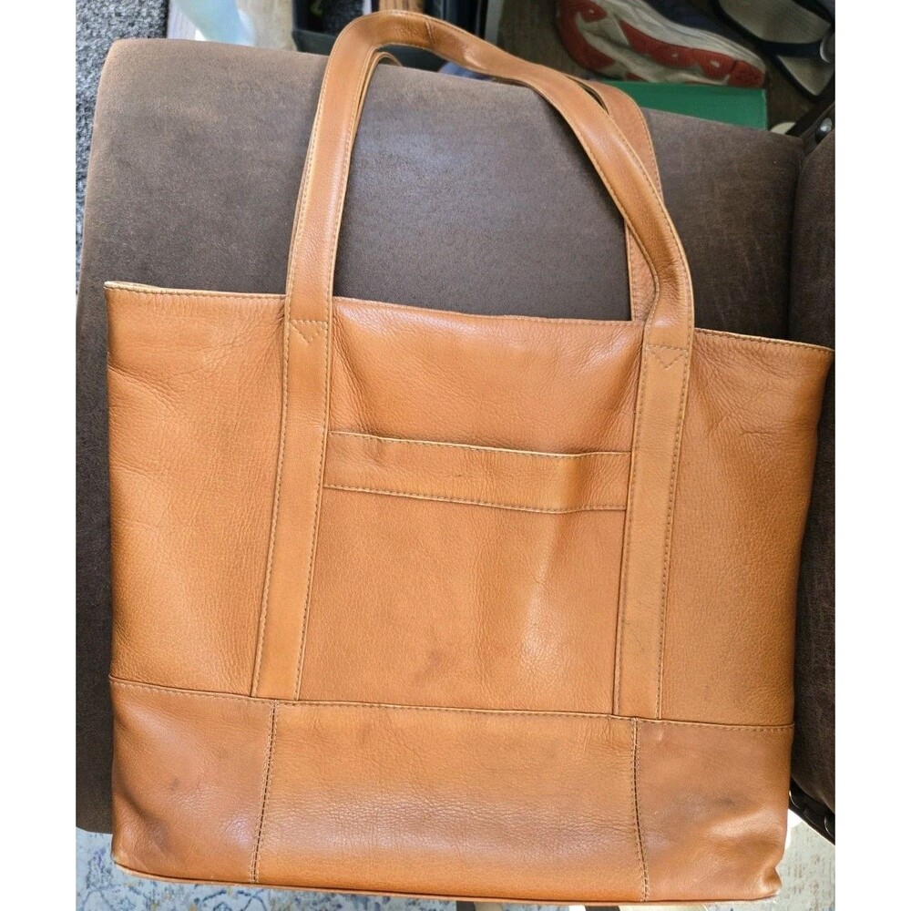 Piel Leather "Saddle" Leather Tote Bag Made In Colombia Shoulder Bag Shopper